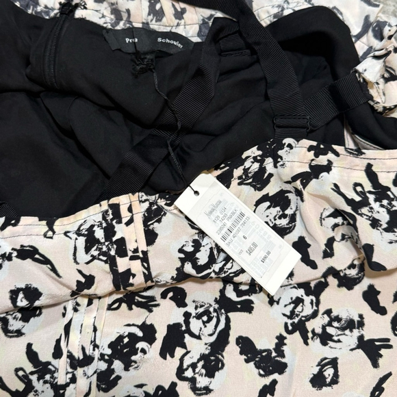 Proenza Schouler Scribble-Rose Crisscross Back Dress - Picture 10 of 15